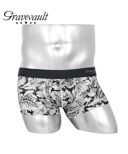 グレイブボールト Gravevault FLOWER メンズ ローライズ ボクサーパンツ 別注カラー 【メール便】 cts